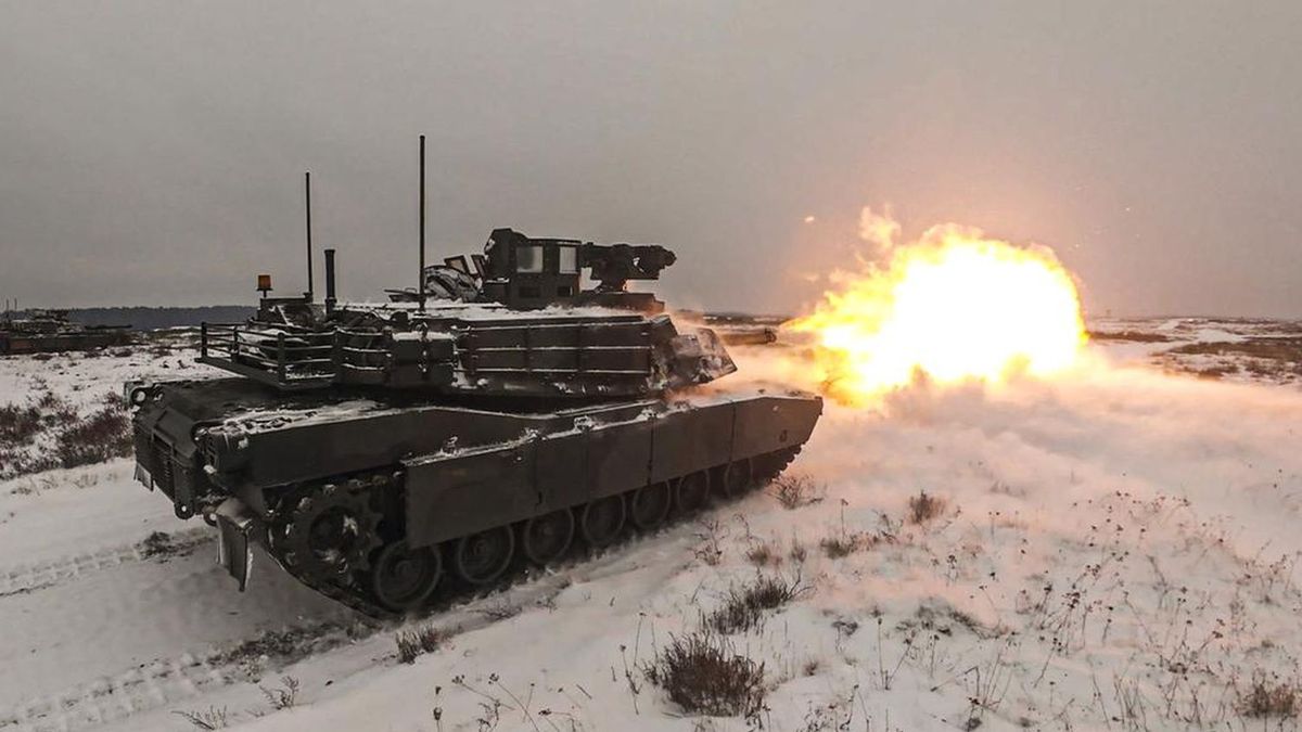 M1A2 SEPv3 na poligonie