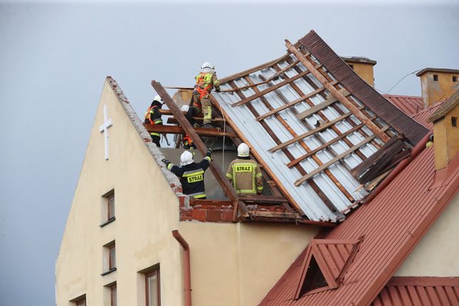 Trąba powietrzna koło Nowego Sącza