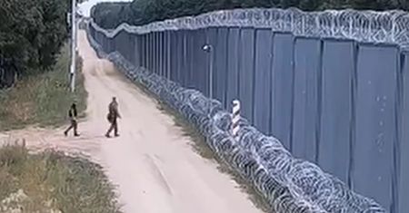 Napięta sytuacja na granicy. Straż Graniczna pokazuje nagranie
