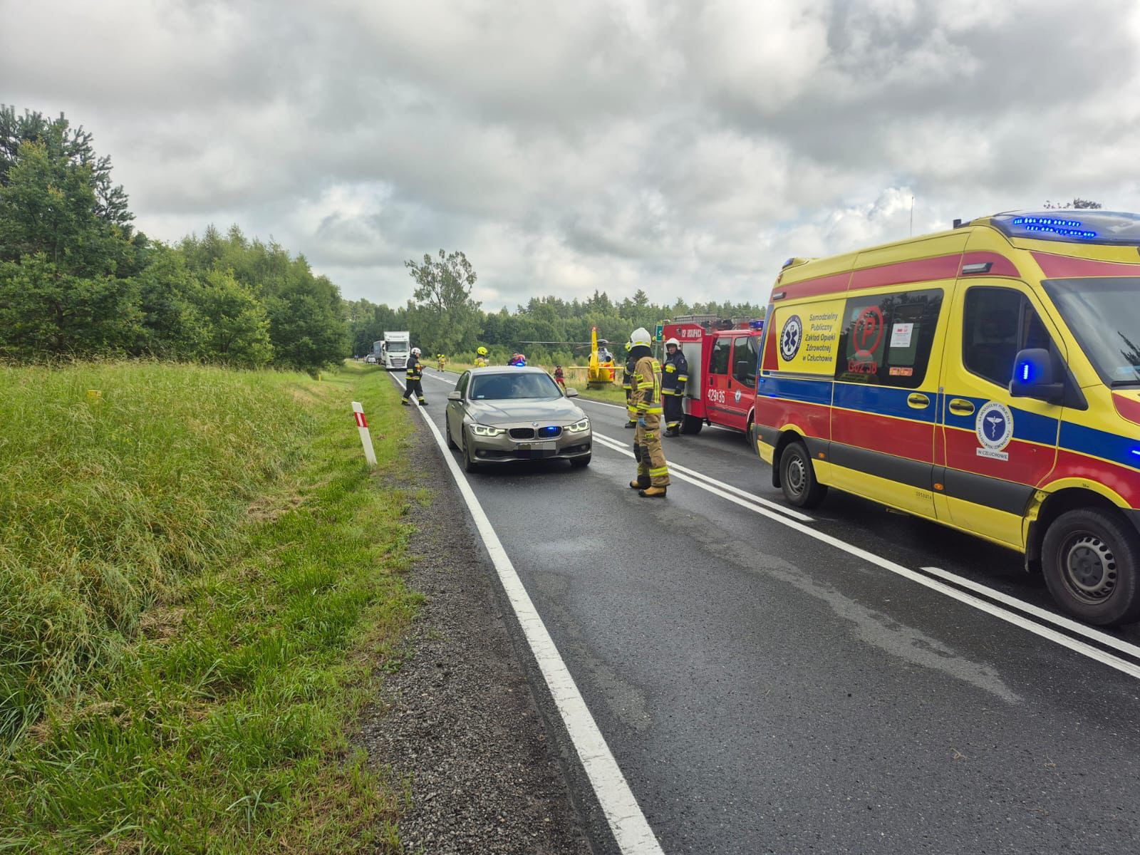 Wypadek Stołczno, DK25