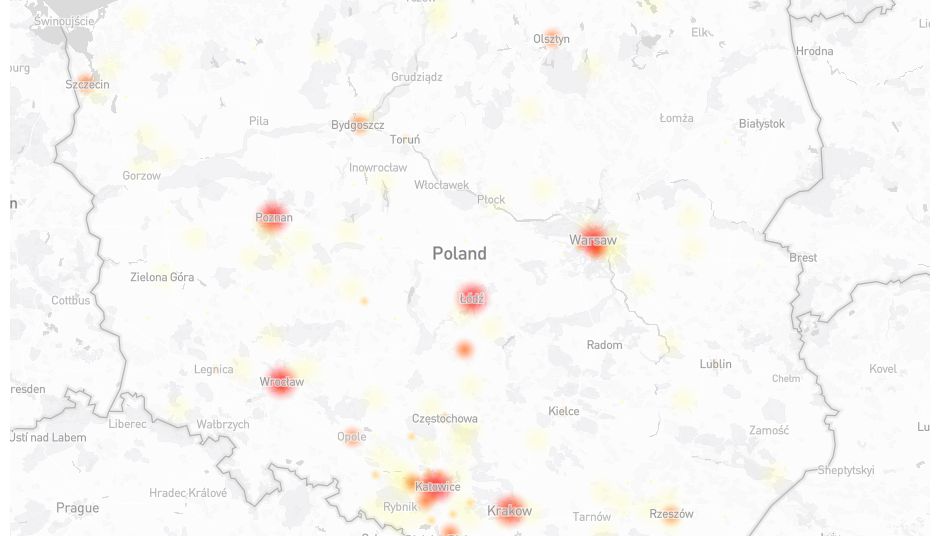 Problemy z działaniem usług Google'a.