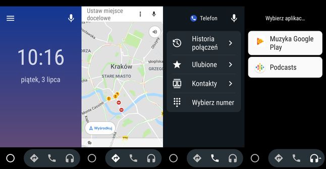 Android Auto w smartfonie, fot. Oskar Ziomek