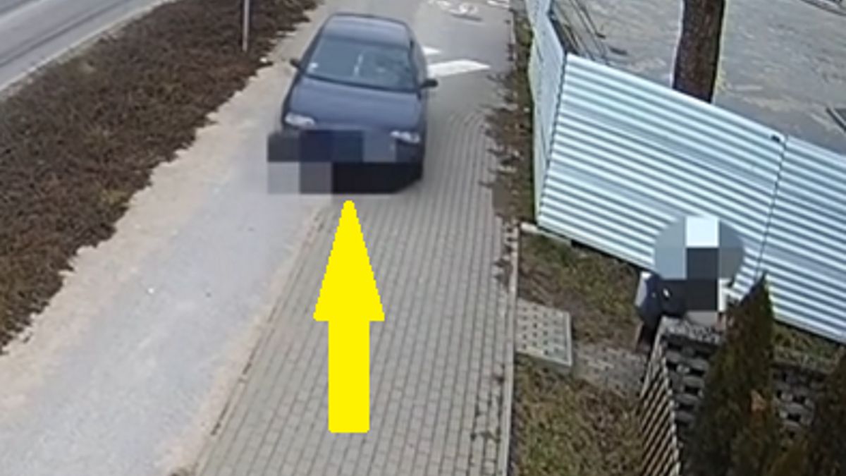 Kierowca zachował się bezmyślnie