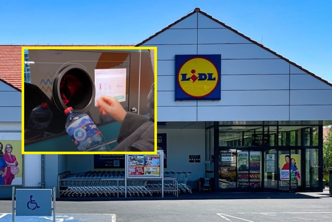 Oddał w Lidlu 920 butelek. Otrzymał bon na 460 zł. Sieć ujawnia szczegóły