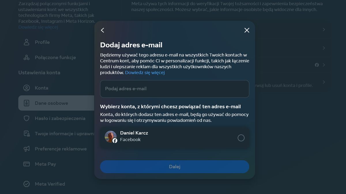 Facebook: jak zmienić adres e-mail?