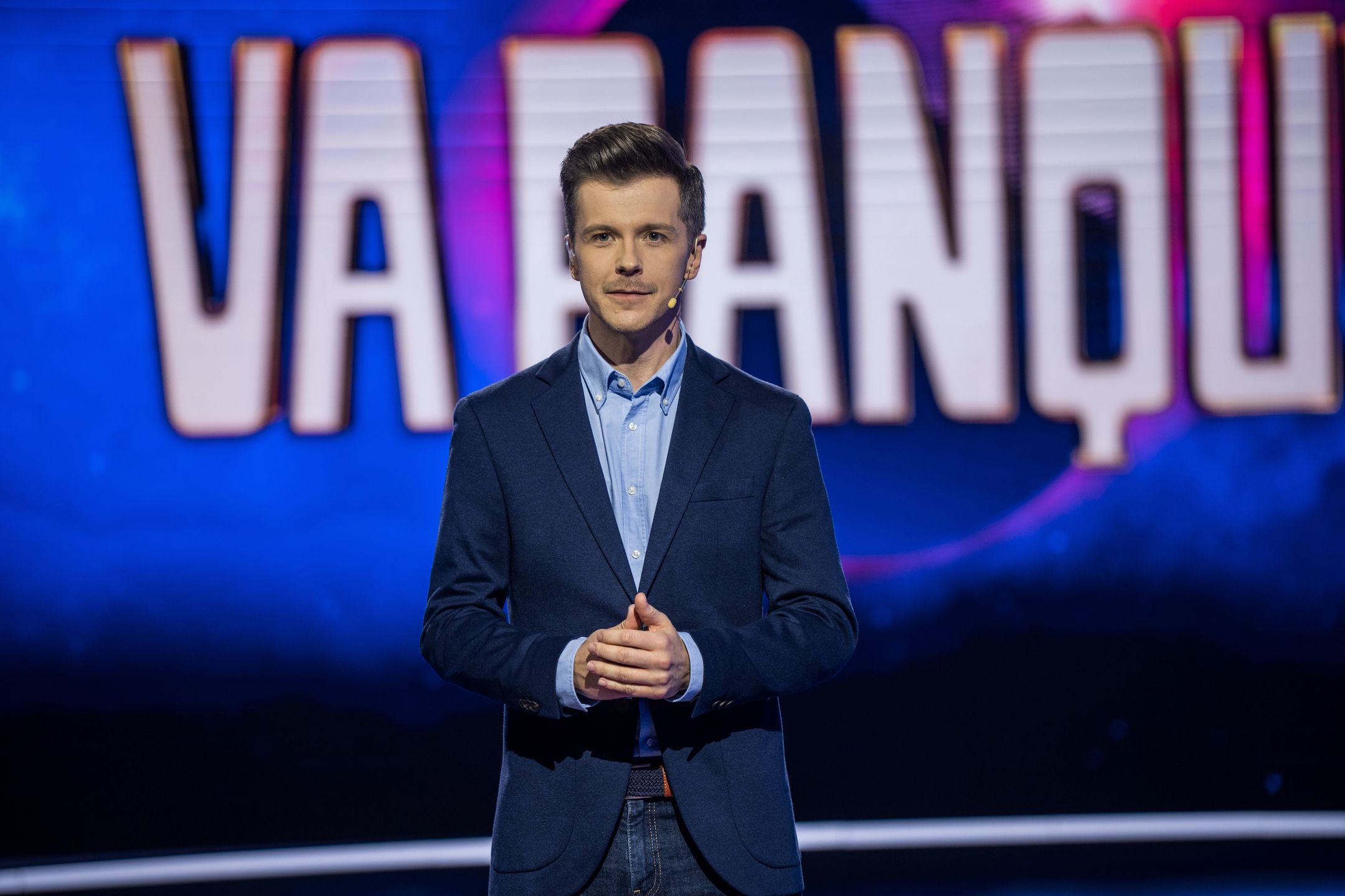 Kadr z teleturnieju "Va Banque"