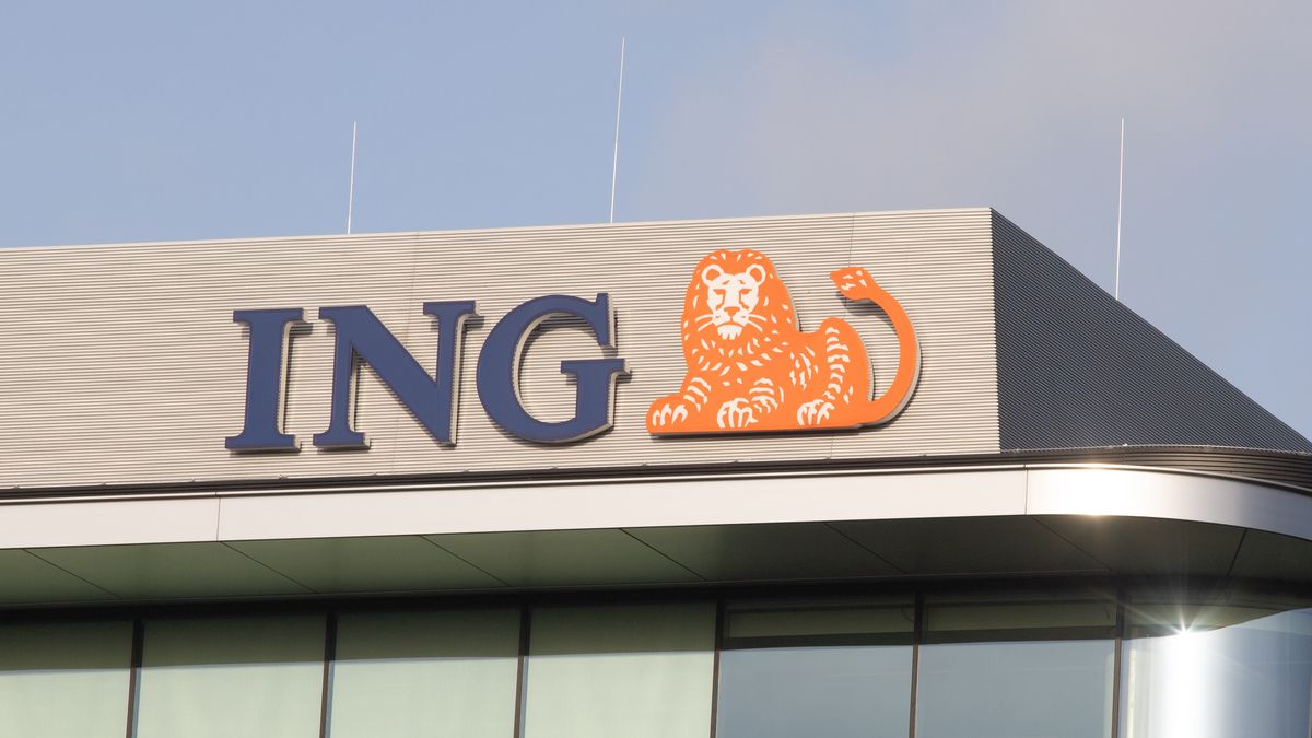 Signage for ING Groep NV at the bank's Cedar campus headquarters at Cumulus Park in Amsterdam, Netherlands, on Wednesday, Feb. 2, 2022. Societe Generale SA has entered into exclusive negotiations with ING to attract its French retail banking customers, as the Dutch lender exits the market. Photographer: Peter Boer/Bloomberg via Getty Images