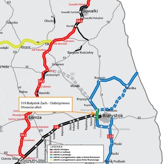 GDDKiA: siedem ofert w przetargu na odcinek S19