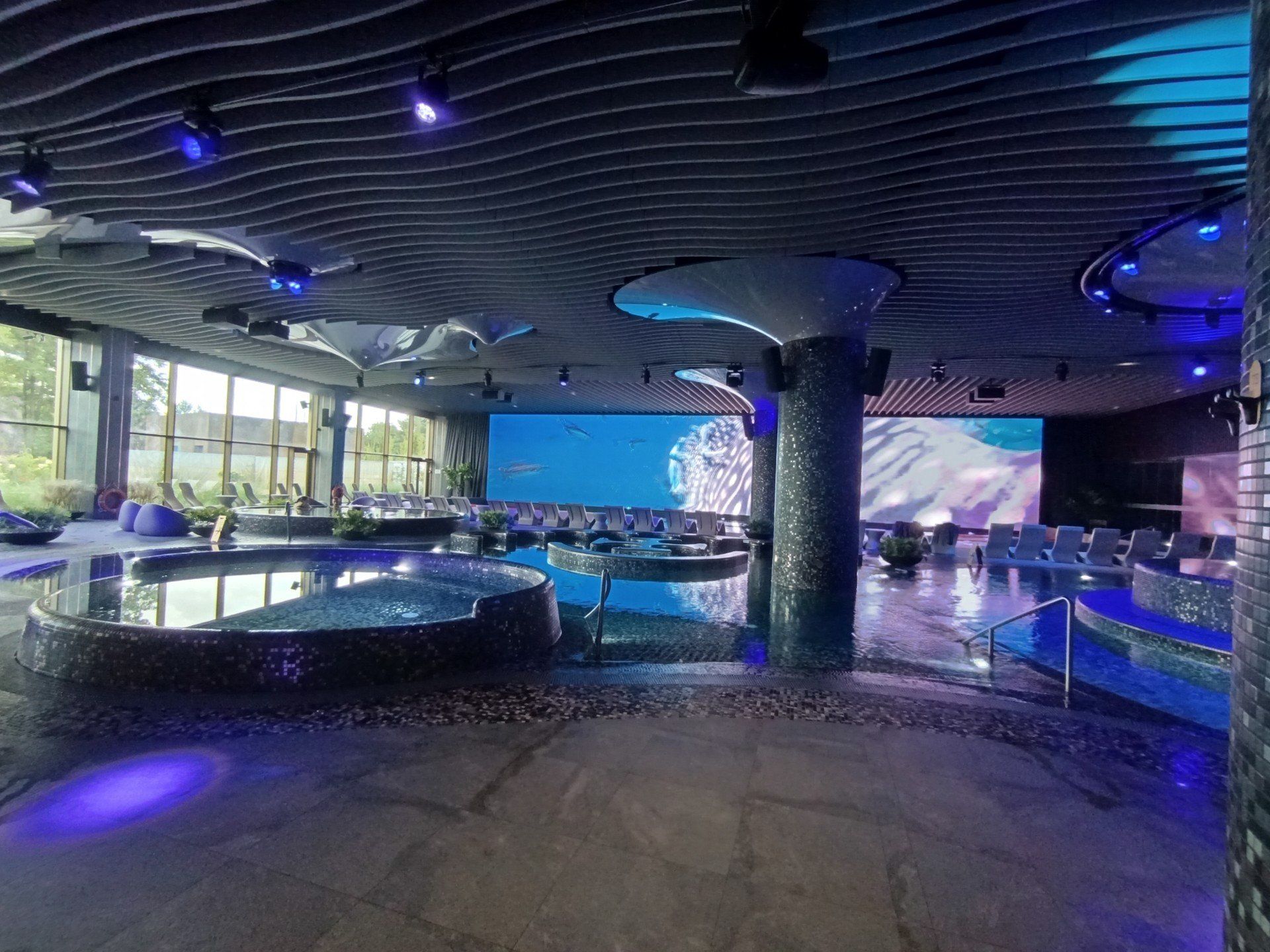 Palanga oferuje duży wybór miejsc hotelowych. Na zdjęciu strefa SPA w hotelu Gradiali.