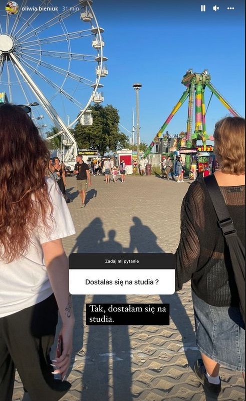 InstaStories Oliwii Bieniuk