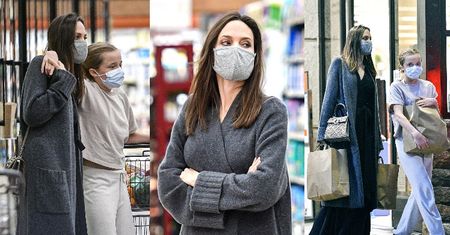 Angelina Jolie całkiem zwyczajnie robi zakupy w spożywczaku z 13-letnią córką (ZDJĘCIA)