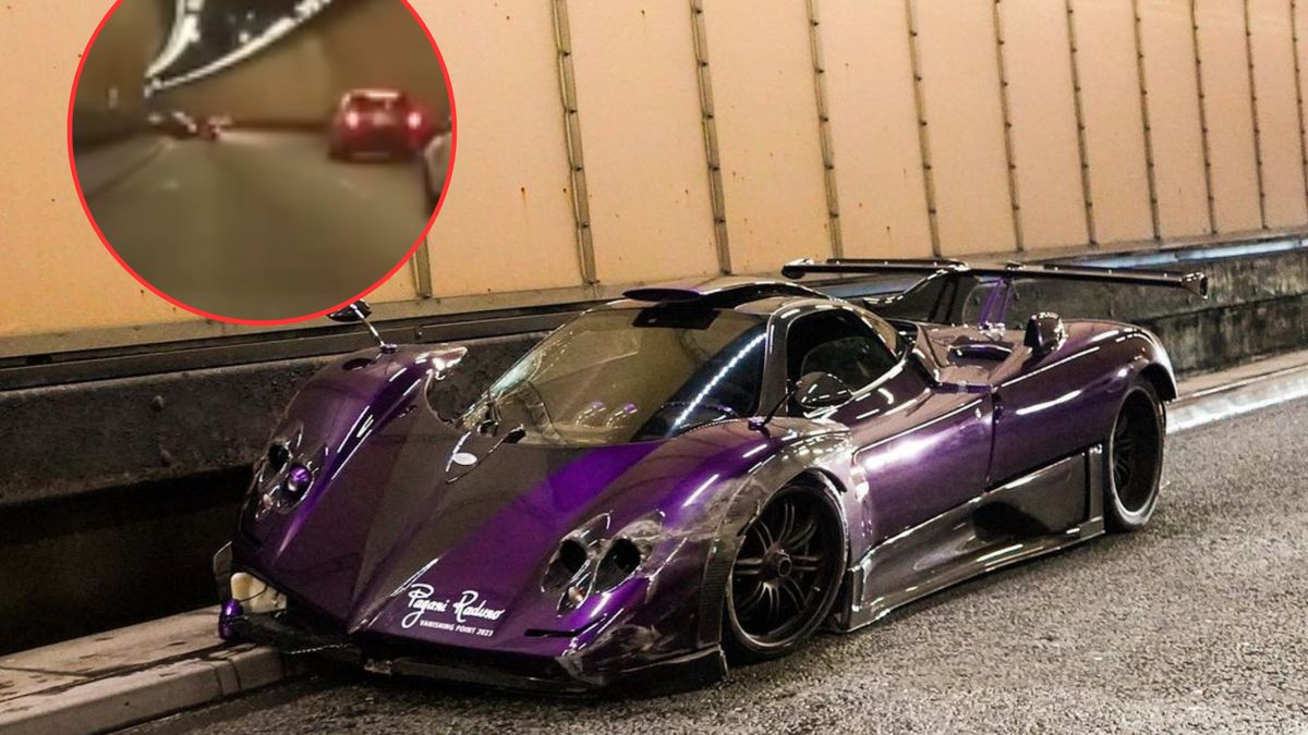 Rozbite Pagani Zonda 760 LH