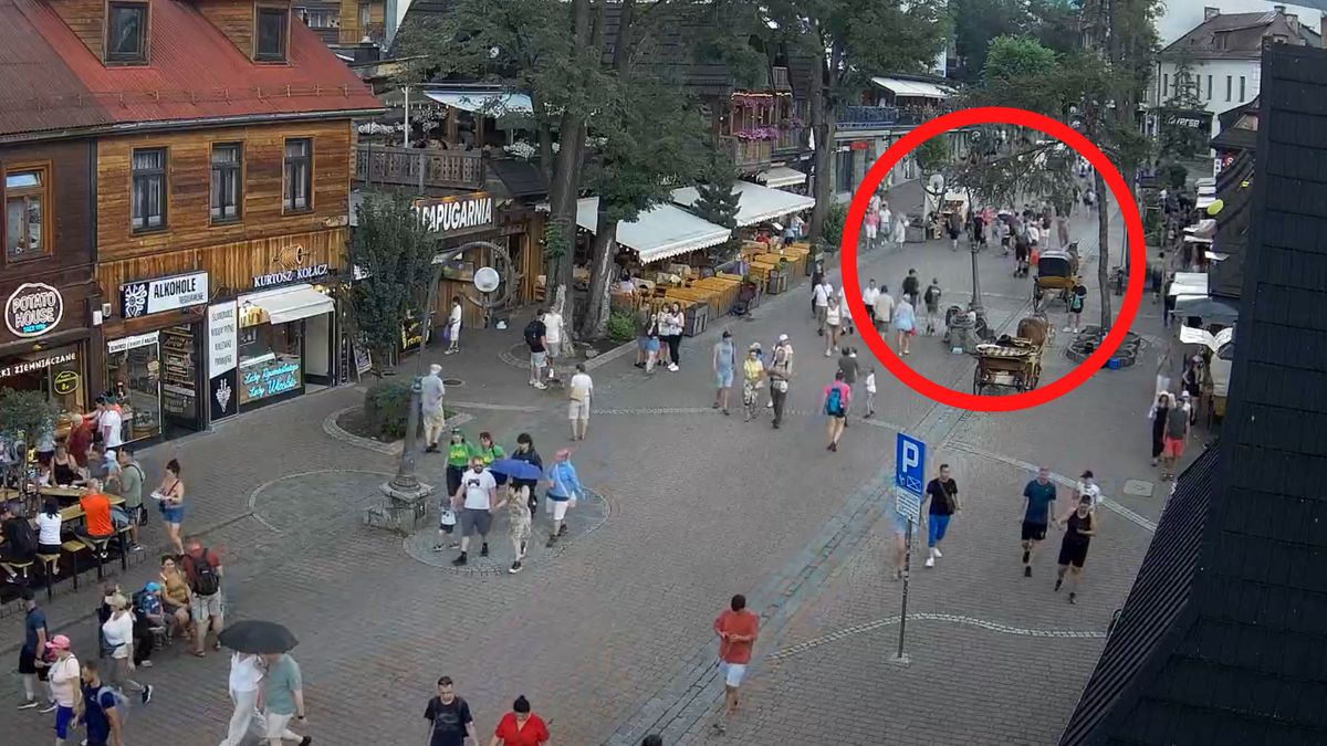 Ujęcie z Krupówek.