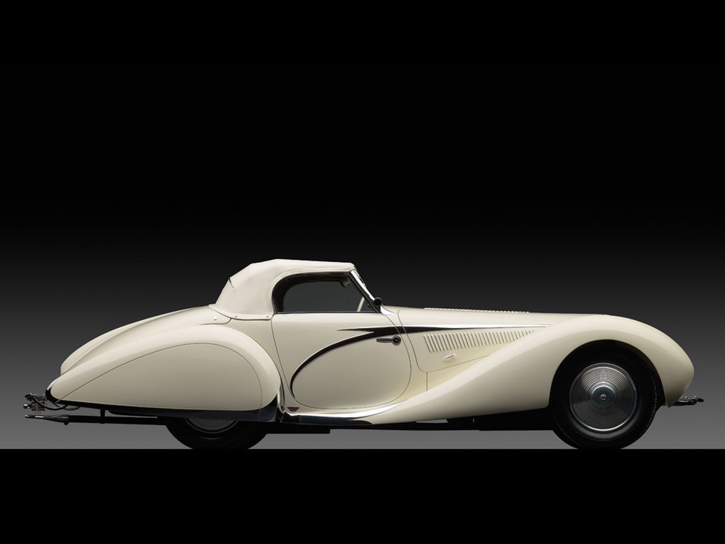 1938 Talbot-Lago T150-C SS Teardrop Cabriolet by Figoni et Falaschi