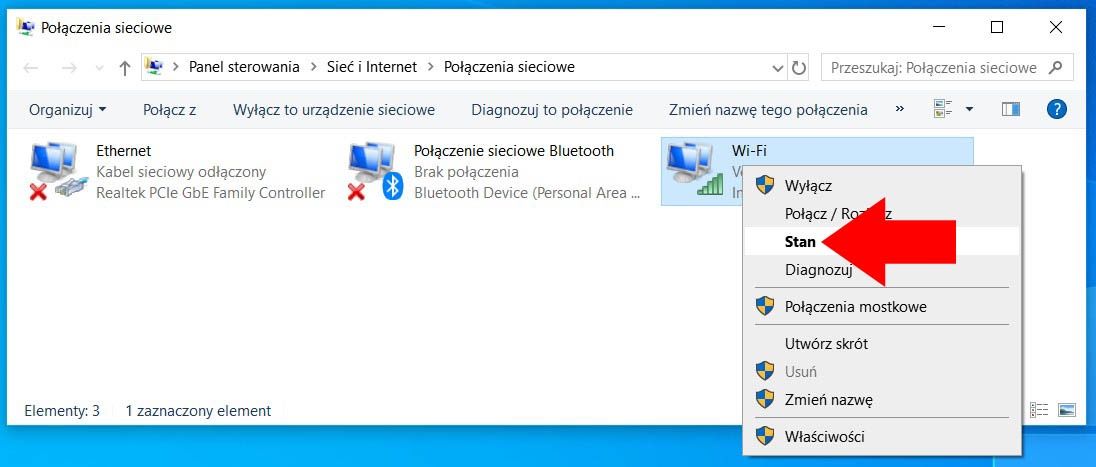 połączenie sieciowe