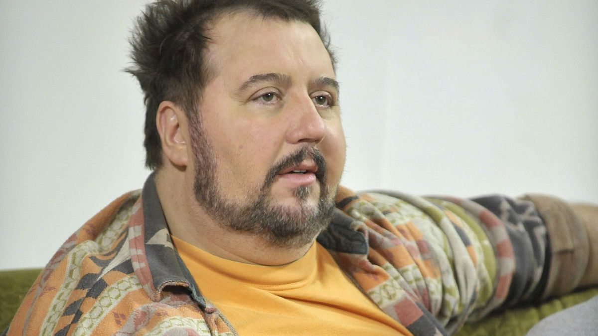 Dariusz Gnatowski na planie. 