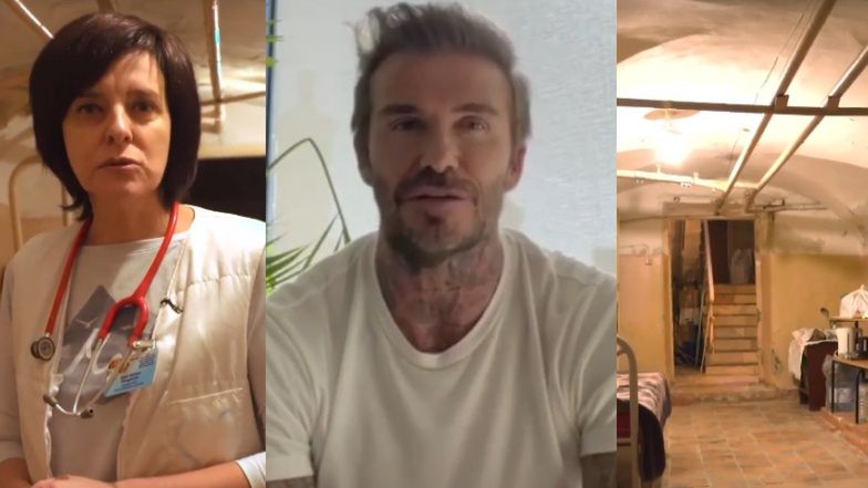 David Beckham oddał na dobę swój instagramowy profil lekarce z Charkowa. Świat zobaczył przygnębiające zdjęcia
