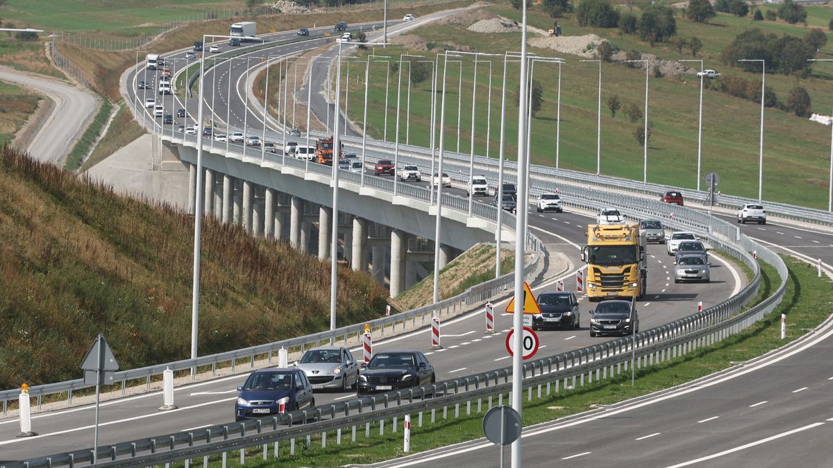 nowy odcinek ZakopiankiGrzegorz Momotdroga, dwupasmowy, dwupasm�wka, odcinek, otwarcie, podhale, trasa, zakopianka