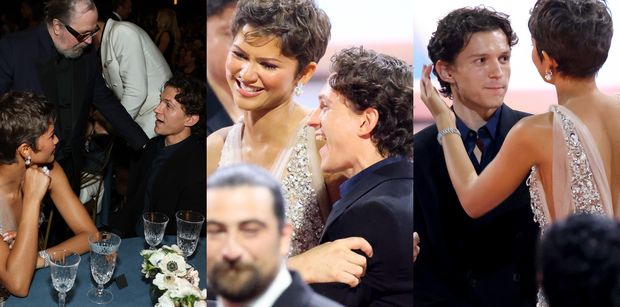 Zendaya i Tom Holland wpadli na tegoroczną galę Emmy. Gawędzili ze znanymi znajomymi i wymieniali CZUŁE GESTY (ZDJĘCIA)