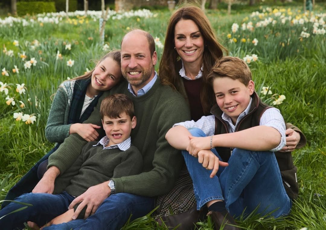 William i Kate z ukochanymi dziećmi 