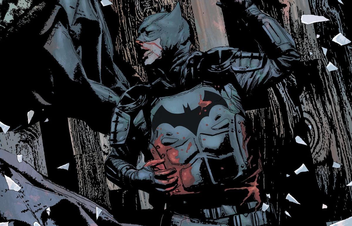 Kadr z komiksu "Batman Imposter", Egmont, 2022 