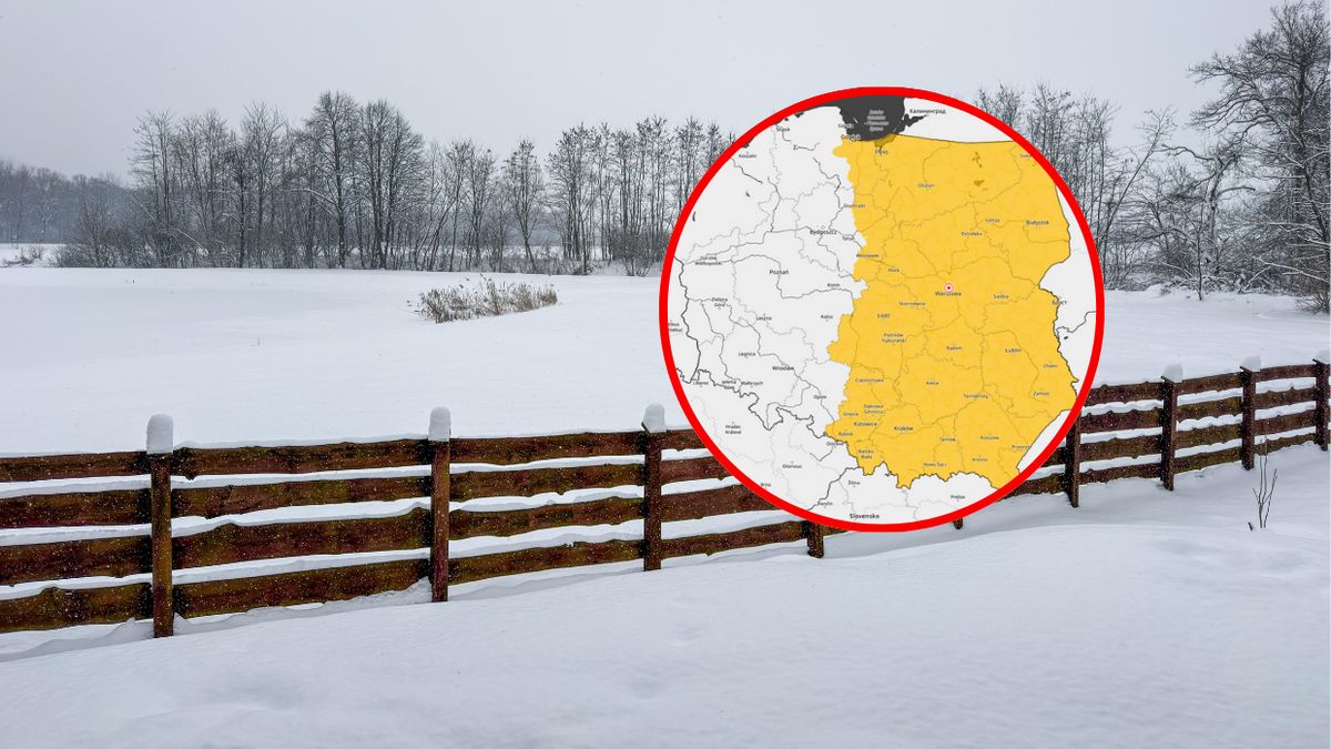 Polska podzielona na pół