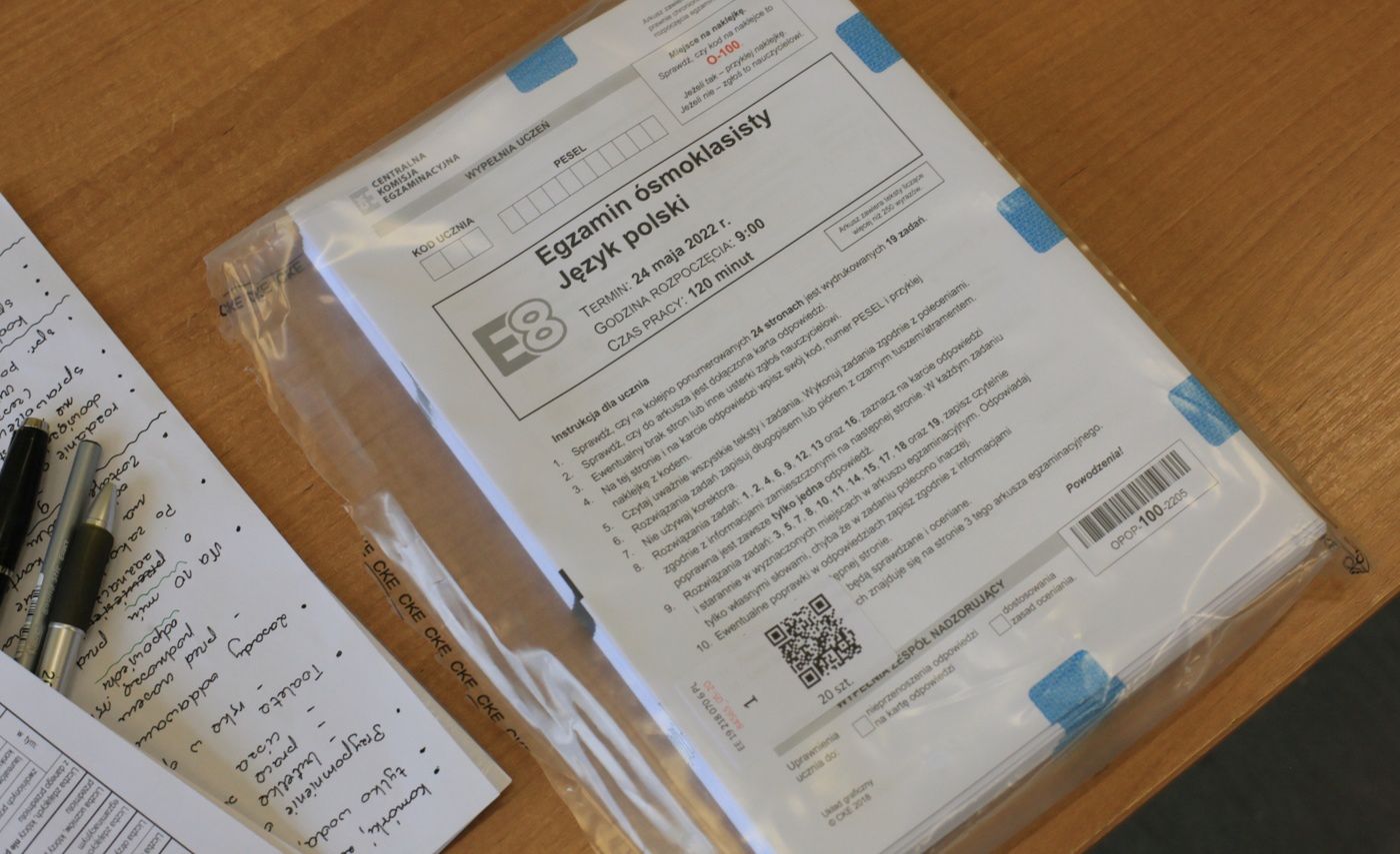 Egzamin ósmoklasisty - arkusze z języka polskiego