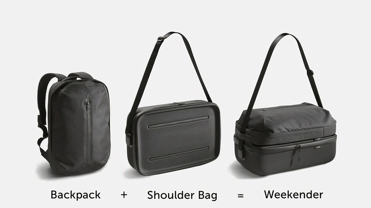 Torba ODA jak transformer. Na ramię, jako plecak lub większa na dłuższy wyjazd 1