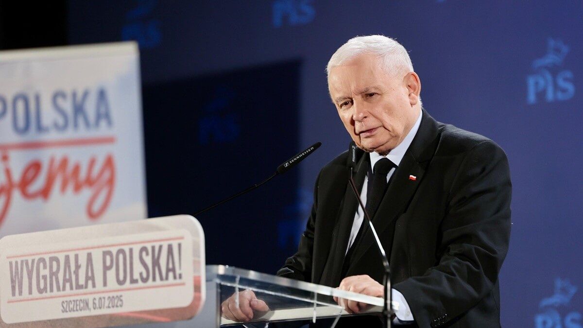 Prezes PiS Jarosław Kaczyński