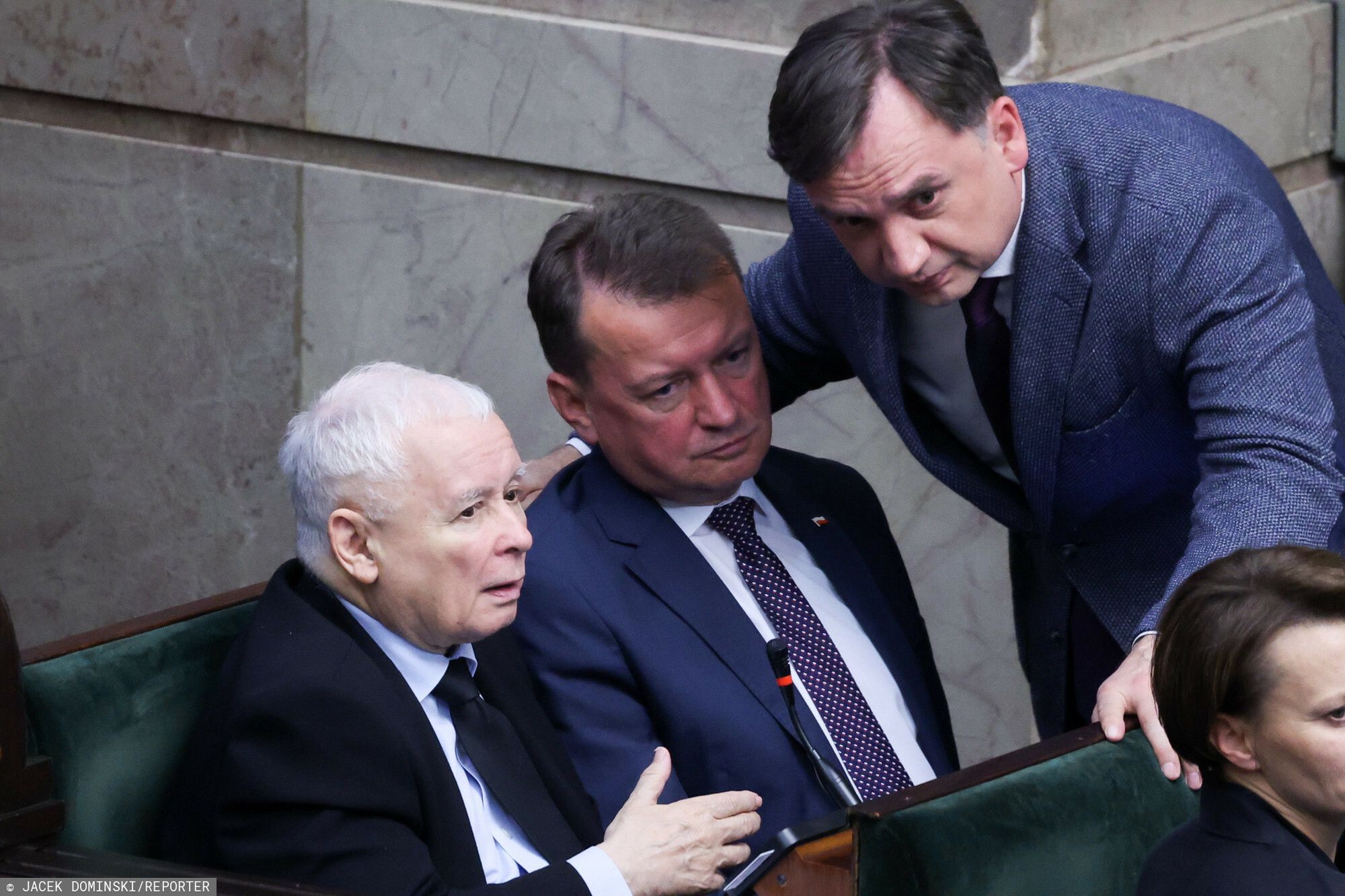 Jaroslaw Kaczynski, Mariusz Blaszczak, Zbigniew Ziobro