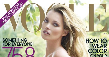 Ślubna sesja Kate Moss! (W SUKNI OD FASZYSTY)