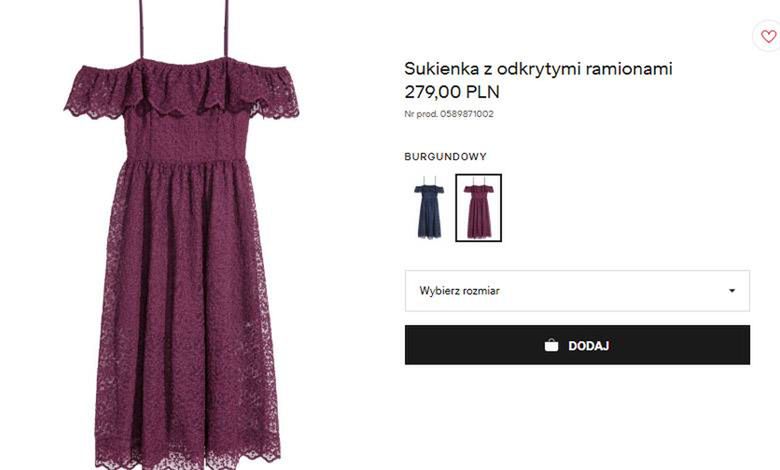 Sukienka, H&M