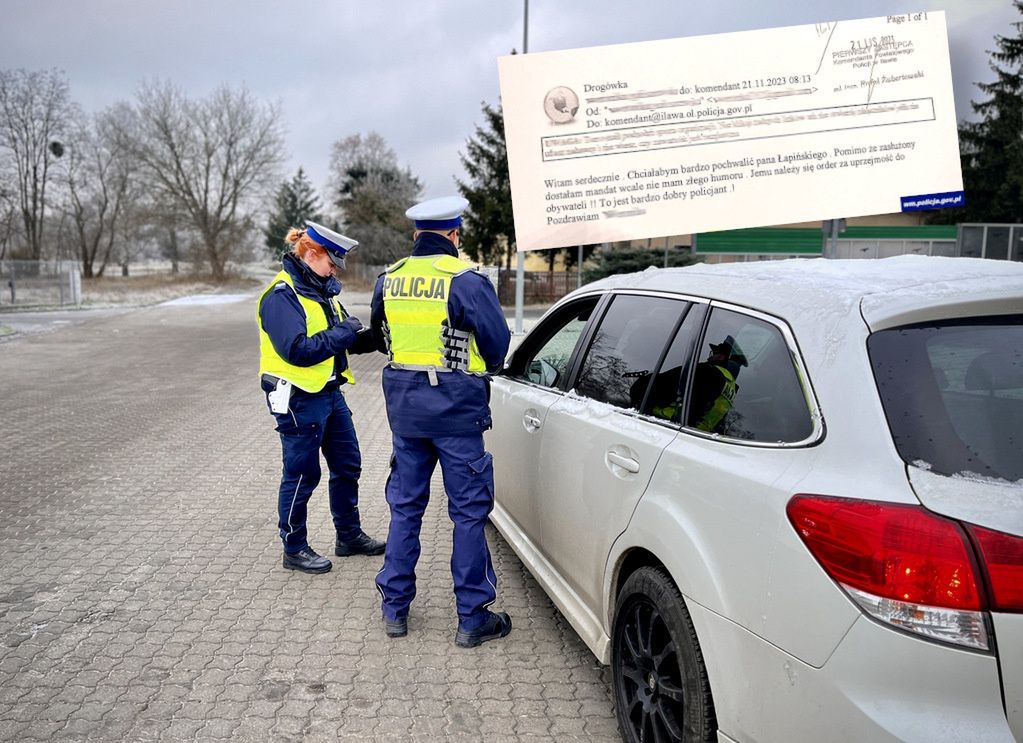 Policjant wręczył mandat. Reakcja kobiety zaskoczyła mundurowych