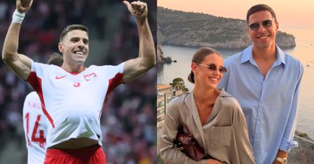 Jan Bednarek z żoną spodziewają się DRUGIEGO DZIECKA! Podczas meczu z Rumunią piłkarz wykonał "cieszynkę" (FOTO)