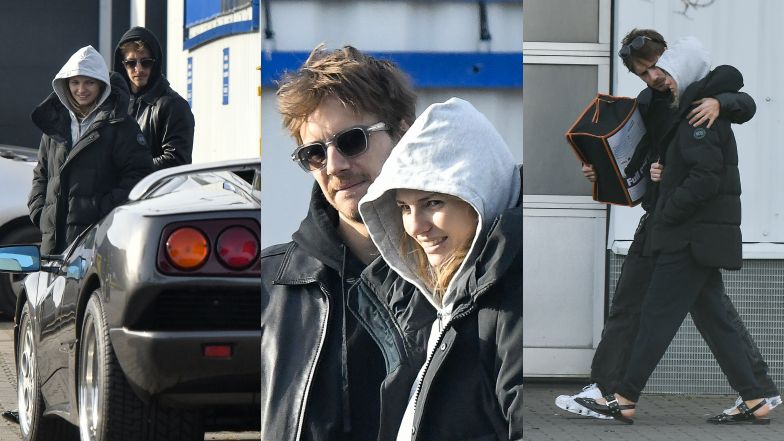 Maciej Musiał zabrał ukochaną do sklepu motoryzacyjnego