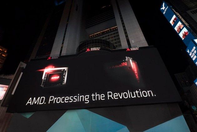 AMD Broadway ekran przód