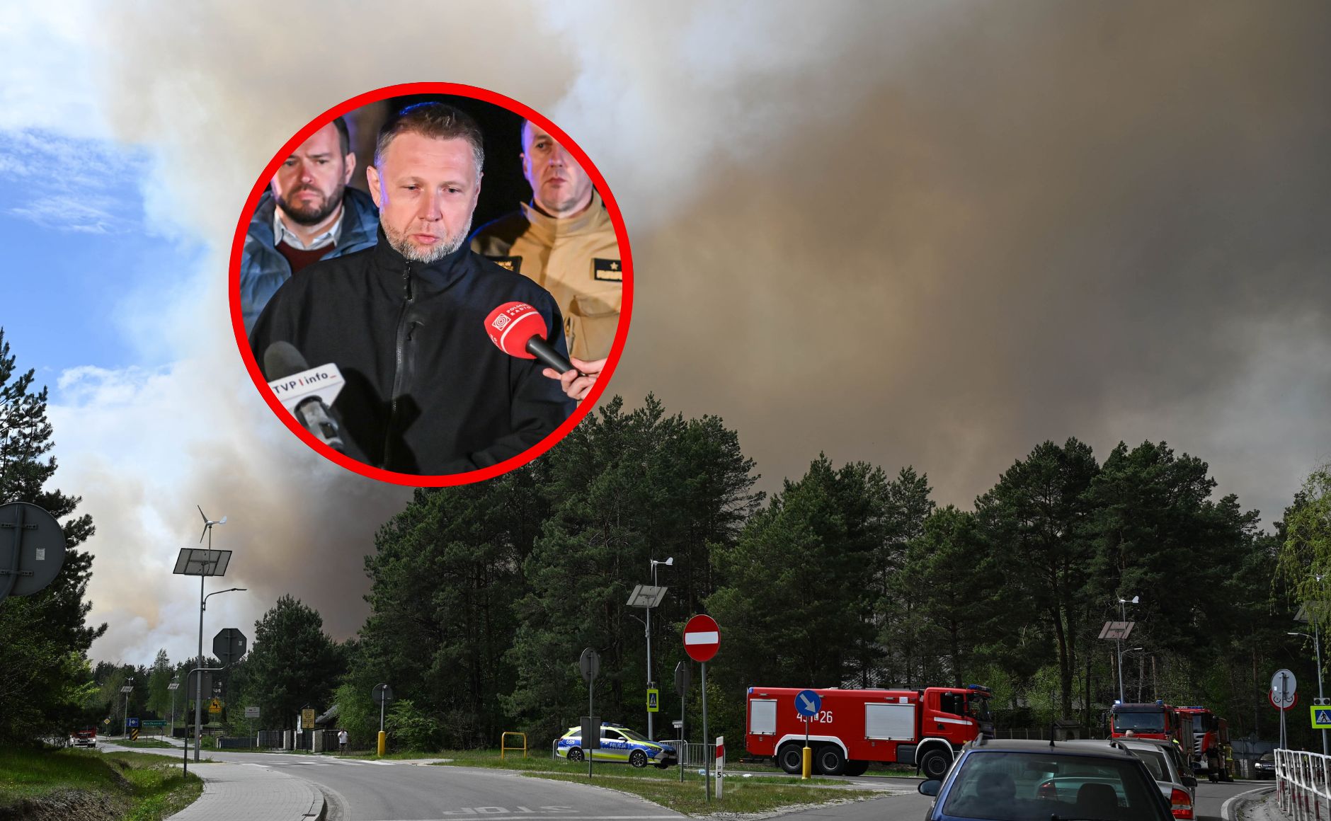 Dramatyczna walka z ogniem na Lubelszczyźnie: Sytuacja wciąż krytyczna