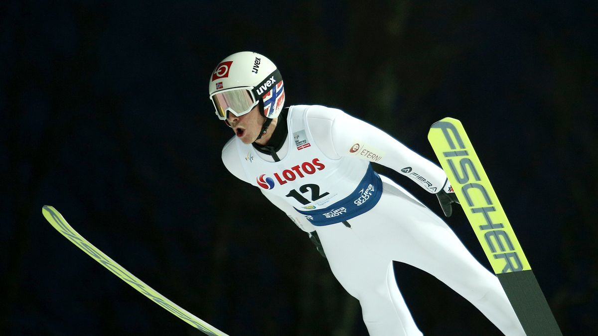 WISLA, POLAND - 2021/12/05: Anders Fannemel in action during the individual competition of the FIS Ski Jumping World Cup. (Photo by Damian Klamka/SOPA Images/LightRocket via Getty Images)