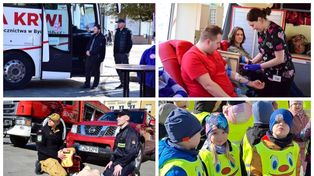 Żnin: Akcja "Spokrewnieni ze służbą". Promocja idei honorowego krwiodawstwa