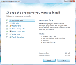 Nowa beta pakietu Windows Live 1