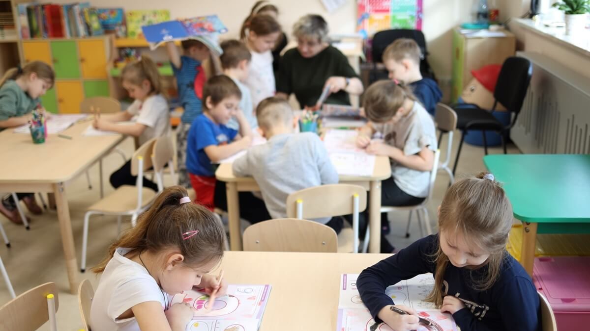 Dzieci w przedszkolu