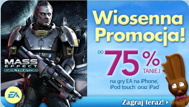 Mass Effect Infiltrator i inne gry w wiosennej promocji EA na iOS