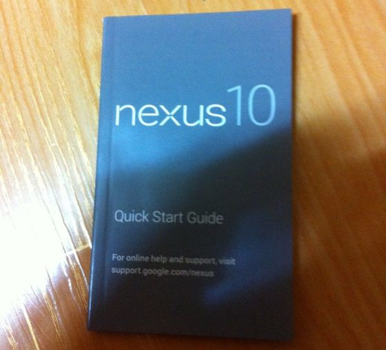 Instrukcja obsługi Nexusa 10 (fot. seeko.co.kr)
