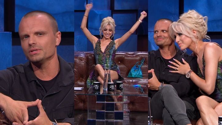 Caroline Derpienski gada OD RZECZY, a Marcin Hakiel uderza w Cichopków