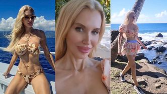 "Żona Miami" Aneta Glam pozuje w bikini i radzi: "Im mniej się kobieta stara o wygląd, tym ma LEPSZEGO PARTNERA" (ZDJĘCIA)