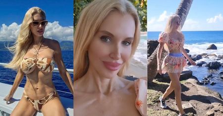 "Żona Miami" Aneta Glam pozuje w bikini i radzi: "Im mniej się kobieta stara o wygląd, tym ma LEPSZEGO PARTNERA" (ZDJĘCIA)