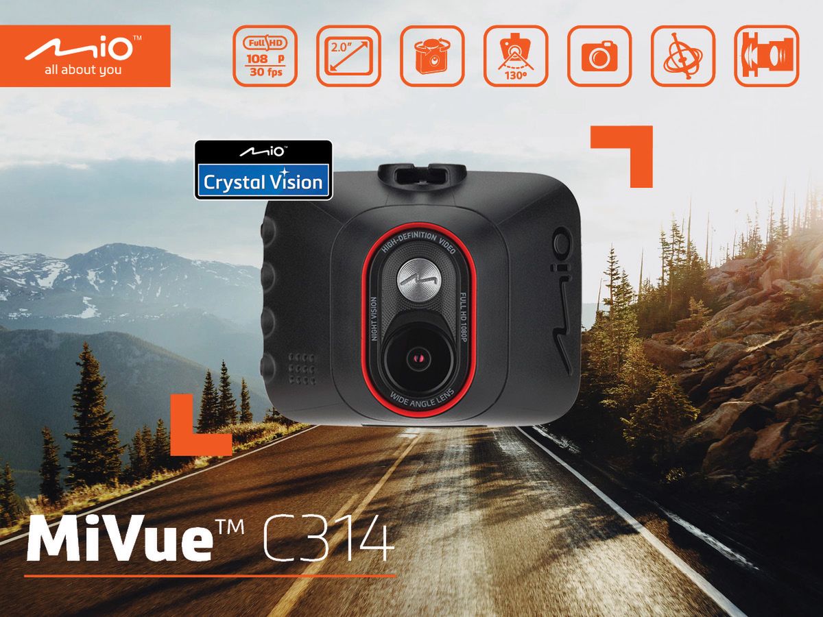 Mio MiVue C314 - wideorejestator na każdą kieszeń