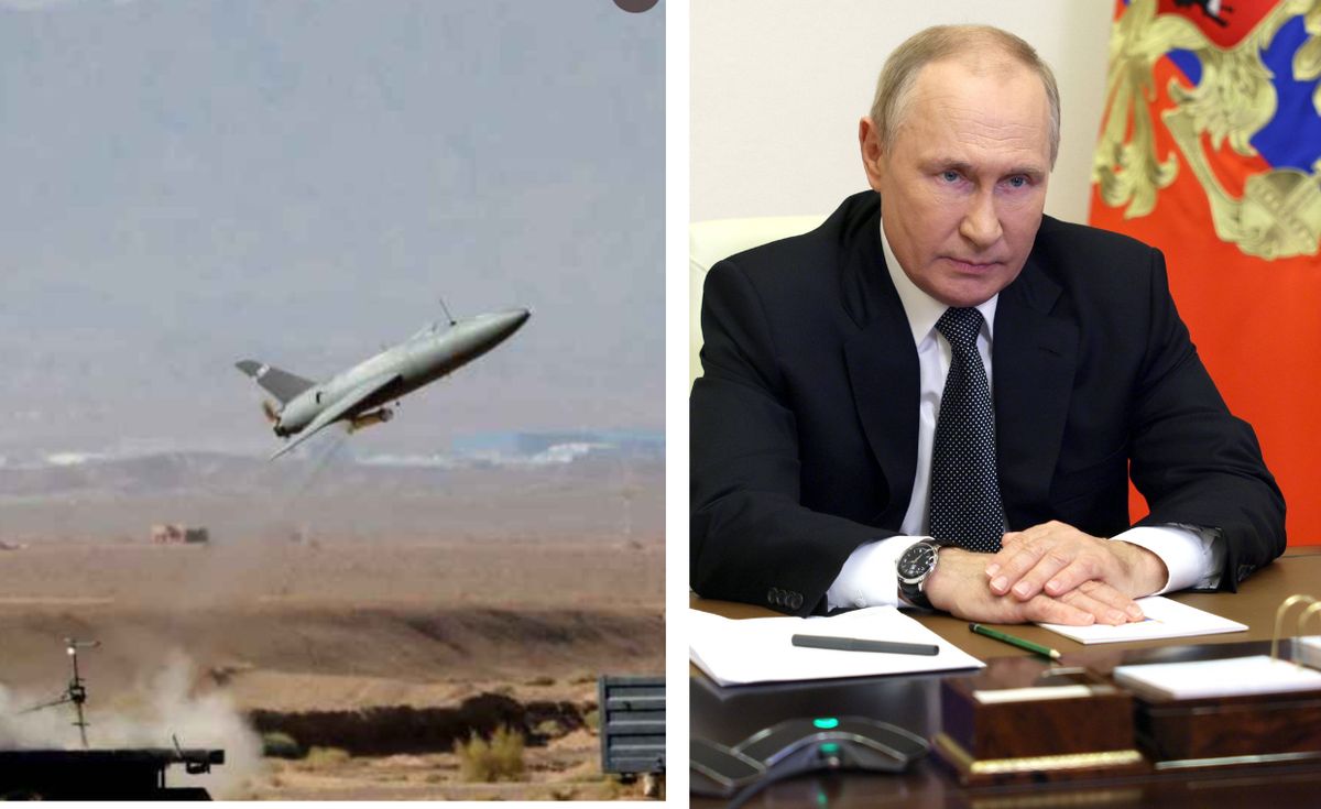 Po co Rosja używa dronów z Iranu? Chytry plan Putina