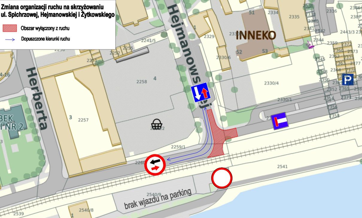 Przebudowa Spichrzowej w Gorzowie na finiszu. Zamknięte skrzyżowanie