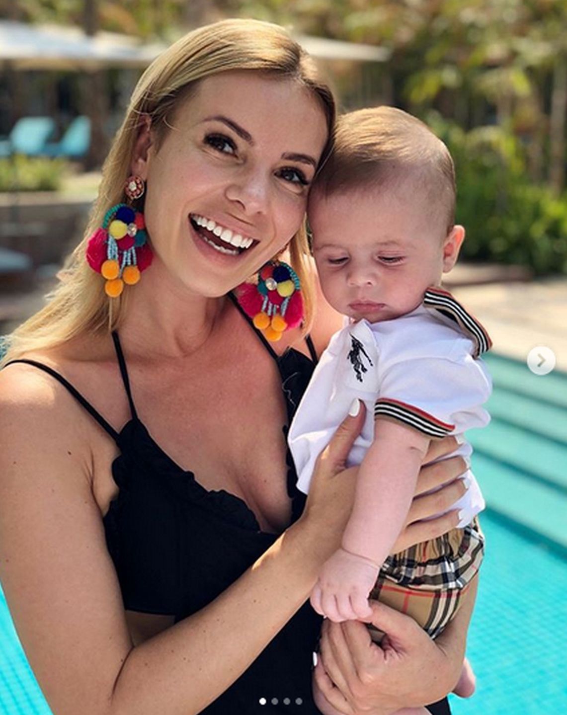 Izabela Janachowska z synem
